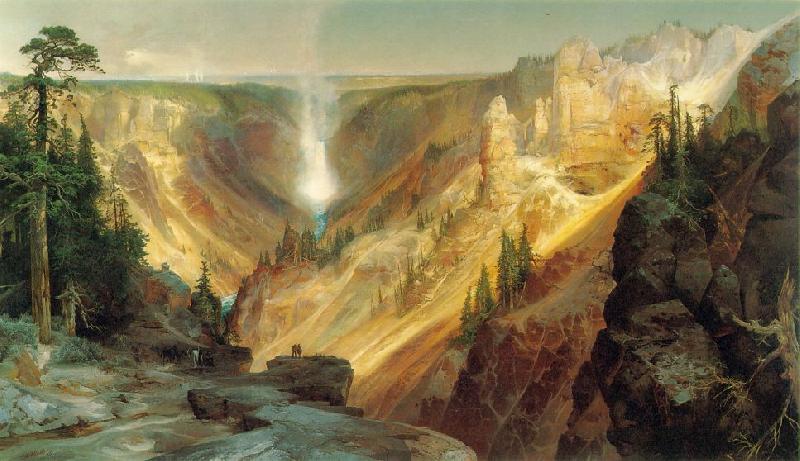 Thomas Moran Grand Canyon of the Yellowstone Germany oil painting art